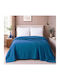Mc Decor Piqué Decke Halbdoppelt 180x240cm Indigo