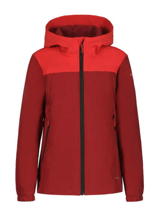 Icepeak Konan Jr Kids Sports Coat Short Cranberry