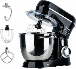 Starcrest Küchenmaschine 1300W mit Rostfreiem Schüssel 5,2l Grau