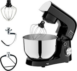 Starcrest Küchenmaschine 1500W mit Rostfreiem Schüssel 4,5l Grau