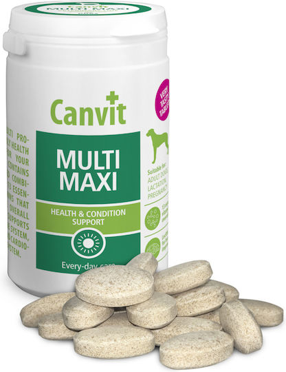 Canvit Multi Maxi Multivitamine Câine 70 Tablete pentru Îmbunătățirea Imunității