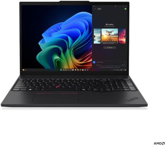 Lenovo ThinkPad T16 Gen 4 16" IPS FHD+ (Ryzen AI PRO 300 Series-5 340/32GB/512GB SSD/W11 Pro) Thunder Black (BG Keyboard)