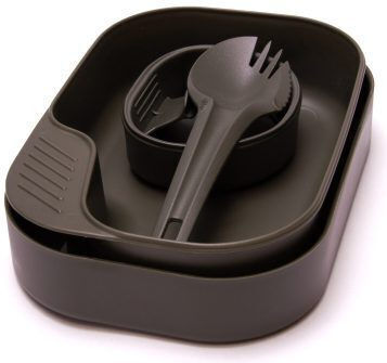 Wildo Camp-a-box Light Serveware Set Olive 815196