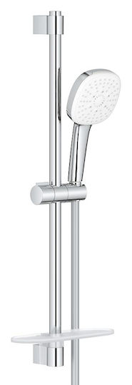 Grohe Tempesta Slide Bar with Handheld Showerhead and Hose