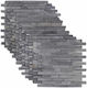 vidaXL Boden/Wandfliese Für Innenbereich Matt 30x30cm Grau