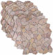 vidaXL Floor / Wall Outdoor Matte Tile 30x30cm Red