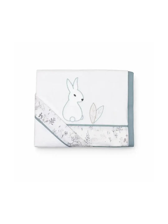 Baby Star Lenjerie De Patut Bebe Pentru Patut Bumbac Larvik Verde 110x150cm