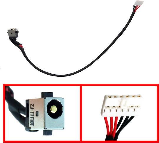 Laptop Power Socket Dc Power Jack Socket for Lenovo Ideapad U310 20222 Pj971 Ddolz7ad000 Dd0lz7ad000 Dd0lz7ad0000 Dd0lz7ad010 24.4cm 6pins Code 31177