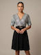Sommer Midi Abendkleid Schwarz