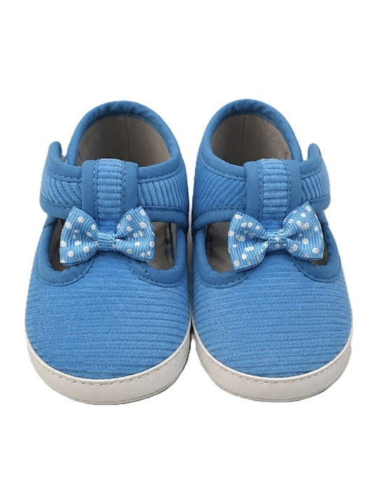 Panino Weiche Sohlenschuhe für Babys Hellblaue Ballerinas