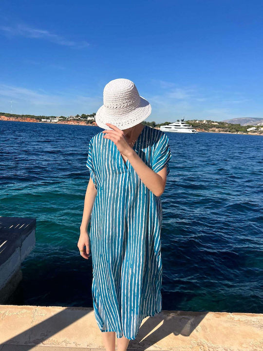 Achilleas Accessories Γυναικείο Μακρύ Καφτάνι Παραλίας Esme Kaftan