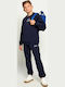 Kids Sweatpants Set With Top Navy Blue 2 Pieces