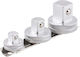 Quatros Prize Cu Gazdă Cadru 1/4", 3/8", 1/2", 3/4" Set 3 Bucăți