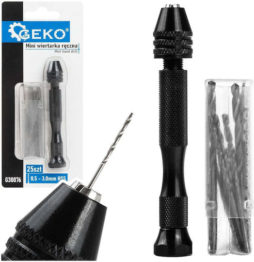 Geko Set 25 Burghie HSS Pentru Metal