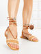 Women's Flat Sandals Brown