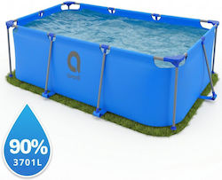 Jilong Schwimmbecken PVC 3701lt mit Metallic-Rahmen 300x207x66cm Jilong Schwimmbecken PVC 3701lt mit Metallic-Rahmen 300x207x66cm