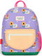 Hello Hossy Sunflower School Backpack for Elementary with Water Bottle Holder 30 x 12 x 38cm