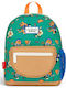 Hello Hossy School Backpack For Elementary Green 30 x 12 x 38cm