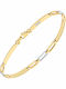 Senzio Belibasakis Men's White Gold 9K Handcuff Bracelet