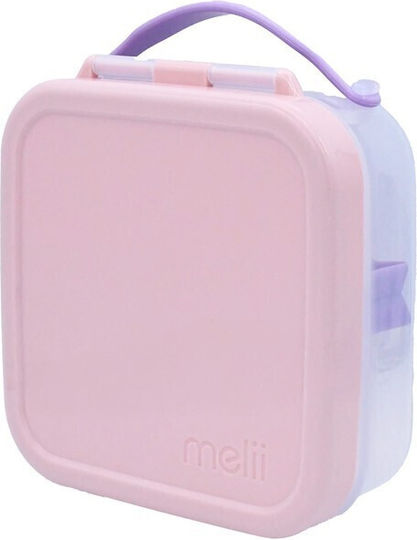 Melii Mini Kids' Food Container Made of Silicone 1.24 Litre Pink