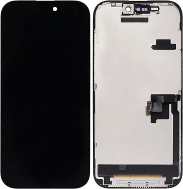 Ecran cu Mecanism Tactil pentru iPhone 16 Pro (Negru)