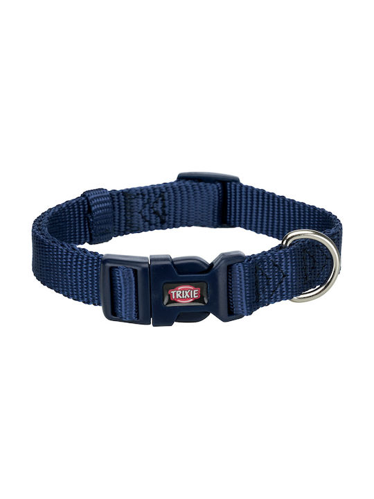 Trixie Premium Collar Adjustable 15 to 25cm/10mm 2 Extra Small Dark Blue
