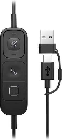 HP Poly Mission 425 Cască Stereo USB cu Fir Classic