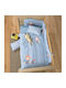 Nef-Nef Homeware Nursery Swaddling Blanket Super Boy Waffle Navy Blue 80x110cm
