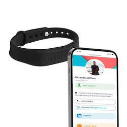Digital Business Card Armband Tap To Share Nfc iPhone Android