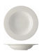 Bonna Stark Deep Plate Made of White Porcelain 26cm 6 Pieces