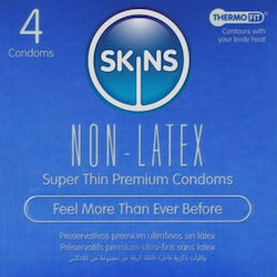 Skins Προφυλακτικά 4τμχ 57mm Natural