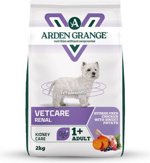 Arden Grange 2kg Ξηρά Τροφή χωρίς Σιτηρά για Ενήλικους Σκύλους με Κοτόπουλο