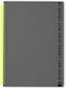 Carchivo Spiral Notebook A4 Ruled Grey