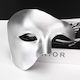 Ophelia's Dream BDSM Mask In Silver Colour