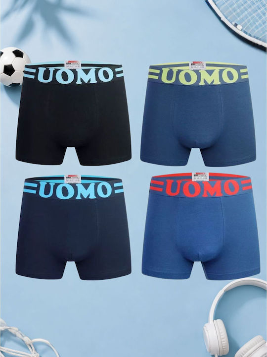 Uomo Set Kids Boxers 4 Pieces Multicolour