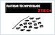 Ztec+ Flat Rear Tec Wiper Blades 14 350m M Wzrf350