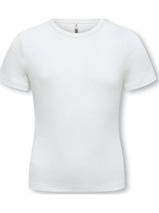 Kinderoberteile T-Shirt Weiß