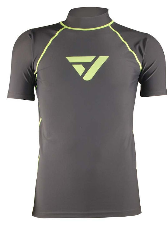 Vaquita UPF 50+ Men's Short Sleeve Sun Protection Shirt Grey