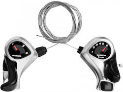Shimano Tourney Gear Shifter Set 3x7 SL-TX50 Si...