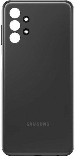 Samsung A135f Galaxy A13 Battery Door + Battery Door Adhesive + Back Camera Lens Bezel Black Oem