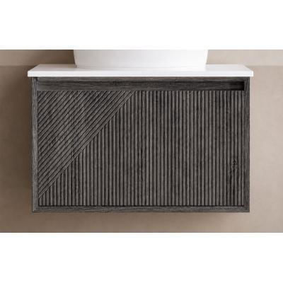 Gloria Zizanio Bathroom Vanity Unit Without Sink Stone Grey