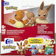 Mattel Cuburi de construit Pokemon Mega Set Charmander și Eevee pentru 6+ Ani 40 bucăți