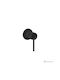 Eurorama Tonda Built-in Faucet Mixer for Shower 1 Exit Black