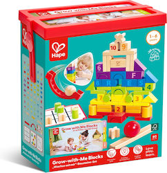 Hape Образователни Конструктори Grow-With-Me Дървени за 1-6 Годишна Възраст 80 Бр