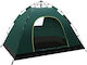 Cort Camping Igloo de Cățărare Negru 4 Anotimpuri pentru 3 Persoane Impermeabilă 3000mm 200x140x115cm