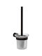 Deante Glass Toilet Brush Bathroom White