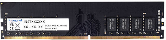 Integral DDR4 with Module 1x16GB and Speed 3200 for Desktop