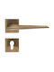 Ilavio Door Handle Middle Door with Rosette 2386 Pair Bronze