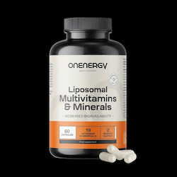 OnEnergy Liposomal Multivitamins & Mineral Πολυβιταμίνη Onenergy 60 κάψουλες