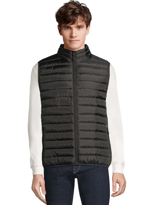 Sol's Sleeveless Puffer Jacket Black